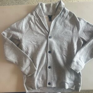 H&M Gray Shawl Collar Cardigan